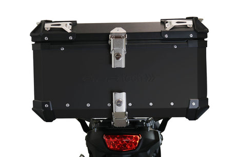 Suzuki V-Strom 800DE - 800SE 2025-2026 GPR Tech 55L Aluminum Top Case, Black with Mounting Plate - photo 2