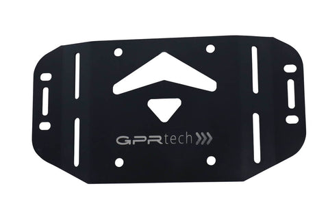 Kawasaki GTR1400 2017-2018 GPR Tech 55L Aluminum Top Case, Black with Mounting Plate - photo 2