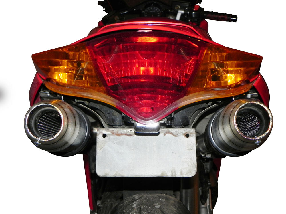 Honda Vfr 800 V-Tec 2002-2013 Exhaust GPR Double Slip-on Deeptone Inox