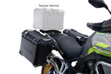 Voge 900DSX 2026-2027 GPR Tech 38+32L Aluminum Side Cases, Black with Silver Pannier Holders - photo 3