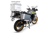 Voge 900DSX 2024-2025 GPR Tech 38+32L Aluminum Side Cases, Silver with Silver Pannier Holders - photo 2