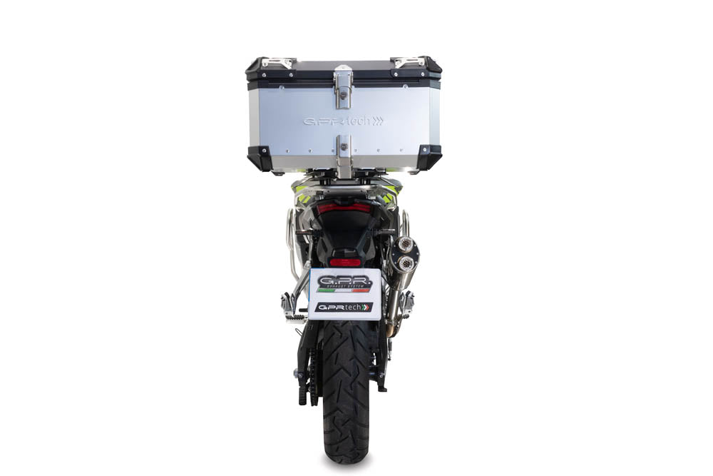 Voge 900DSX 2026-2027 GPR Tech 45L Aluminum Top Case, Silver with Mounting Plate - photo 2