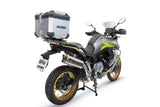 Voge 900DSX 2026-2027 GPR Tech 35L Aluminum Top Case, Silver with Mounting Plate - photo 1