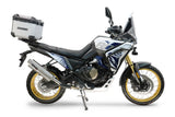 Voge DS 800 Rally 2025-2026 GPR Tech 35L Aluminum Top Case, Silver with Mounting Plate - photo 1