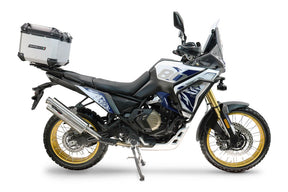 Voge DS 800 Rally 2025-2026 GPR Tech 35L Aluminum Top Case, Silver with Mounting Plate - photo 1
