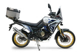 Voge DS 800 Rally 2025-2026 GPR Tech 35L Titanium Top Case, Titanium Natural with Mounting Plate - photo 1