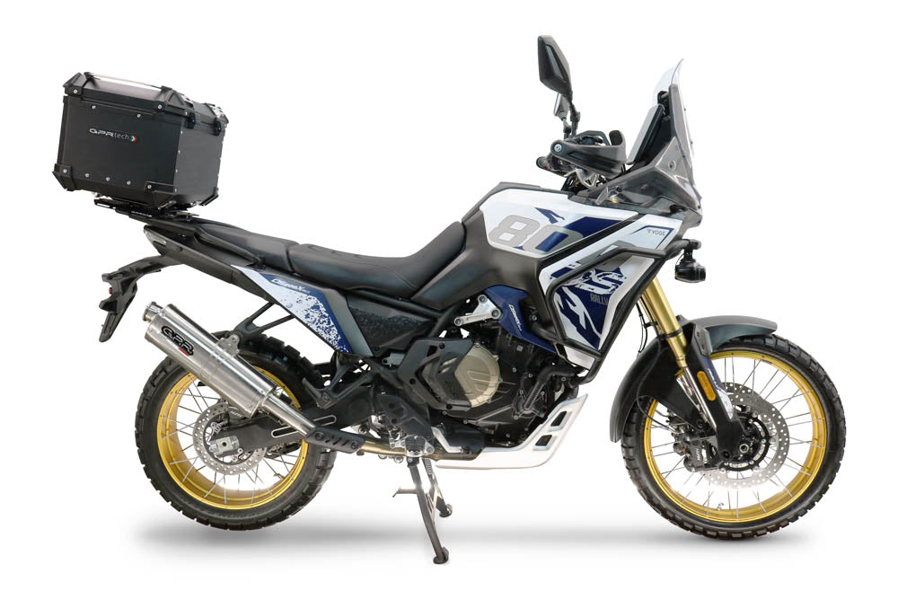 Voge DS 800 Rally 2025-2026 GPR Tech 45L Aluminum Top Case, Black with Mounting Plate - photo 1