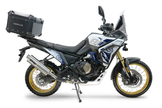 Voge DS 800 Rally 2025-2026 GPR Tech 55L Aluminum Top Case, Black with Mounting Plate - photo 1