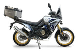 Voge DS 800 Rally 2025-2026 GPR Tech 55L Titanium Top Case, Titanium Natural with Mounting Plate - photo 1