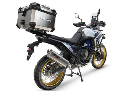 Voge DS 800 Rally 2025-2026 GPR Tech 55L Titanium Top Case, Titanium Natural with Mounting Plate - photo 2