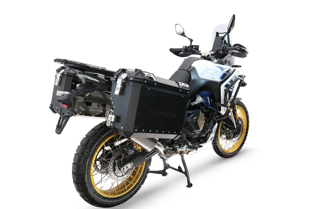 Voge DS 800 Rally 2025-2026 GPR Tech 38+32L Aluminum Side Cases, Black with Pannier Holders - photo 2