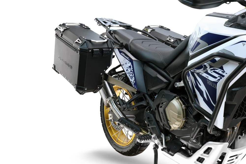 Voge DS 800 Rally 2025-2026 GPR Tech 38+32L Aluminum Side Cases, Black with Pannier Holders - photo 4