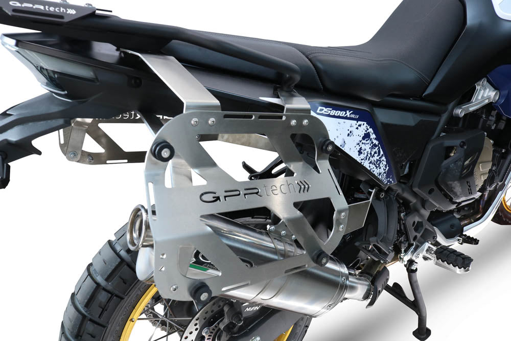 Voge DS 800 Rally 2025-2026 GPR Tech 38+32L Aluminum Side Cases, Black with Pannier Holders - photo 6