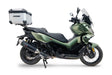 Voge SR 450 X 2026-2027 GPR Tech 45L Aluminum Top Case, Silver, with roof rack and mounting plate - photo 1
