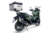 Voge SR 450 X 2026-2027 GPR Tech 45L Aluminum Top Case, Silver, with roof rack and mounting plate - photo 2