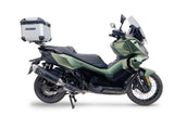 Voge SR 450 X 2026-2027 GPR Tech 35L Aluminum Top Case, Silver, with roof rack and mounting plate - photo 1