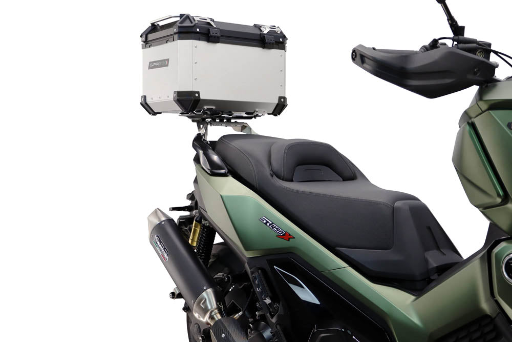 Voge SR 450 X 2026-2027 GPR Tech 35L Aluminum Top Case, Silver, with roof rack and mounting plate - photo 4