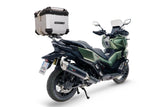 Voge SR 450 X 2026-2027 GPR Tech 26L Aluminum Top Case, Silver, with roof rack and mounting plate - photo 2