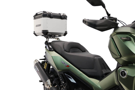 Voge SR 450 X 2026-2027 GPR Tech 26L Aluminum Top Case, Silver, with roof rack and mounting plate - photo 4