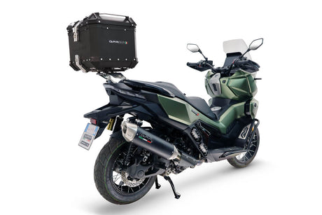 Voge SR 450 X 2026-2027 GPR Tech 26L Aluminum Top Case, Black, with roof rack and mounting plate - photo 3