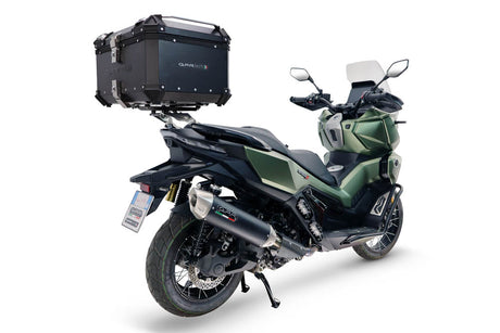 Voge SR 450 X 2026-2027 GPR Tech 45L Aluminum Top Case, Black, with roof rack and mounting plate - photo 2