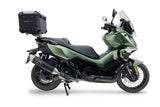 Voge SR 450 X 2026-2027 GPR Tech 35L Aluminum Top Case, Black, with roof rack and mounting plate - photo 1