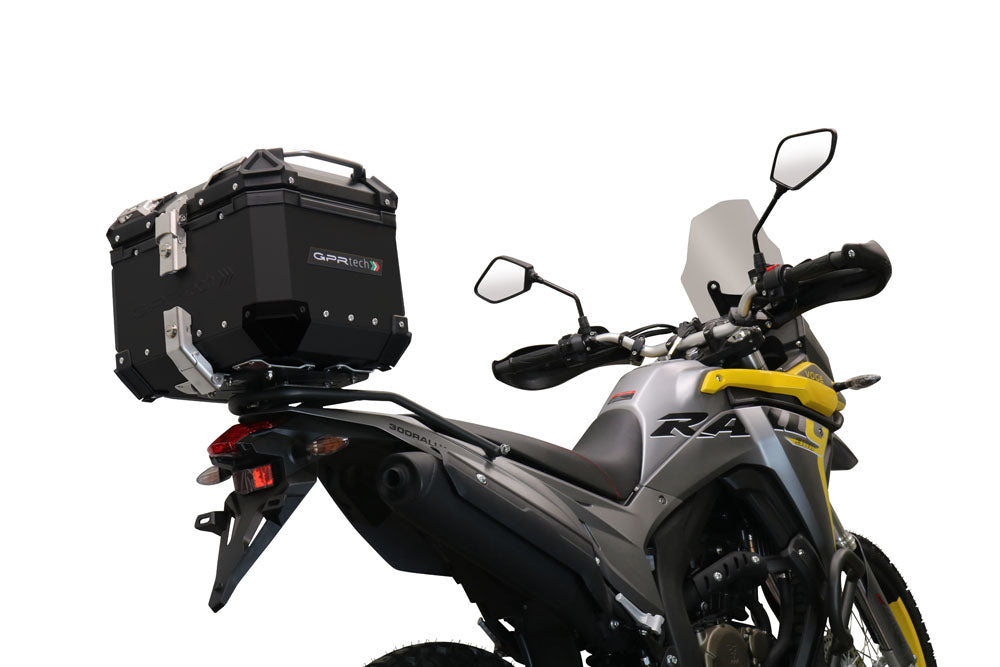 Voge 300 Rally 2025-2026 GPR Tech 26L Aluminum Top Case, Black with Mounting Plate - photo 2
