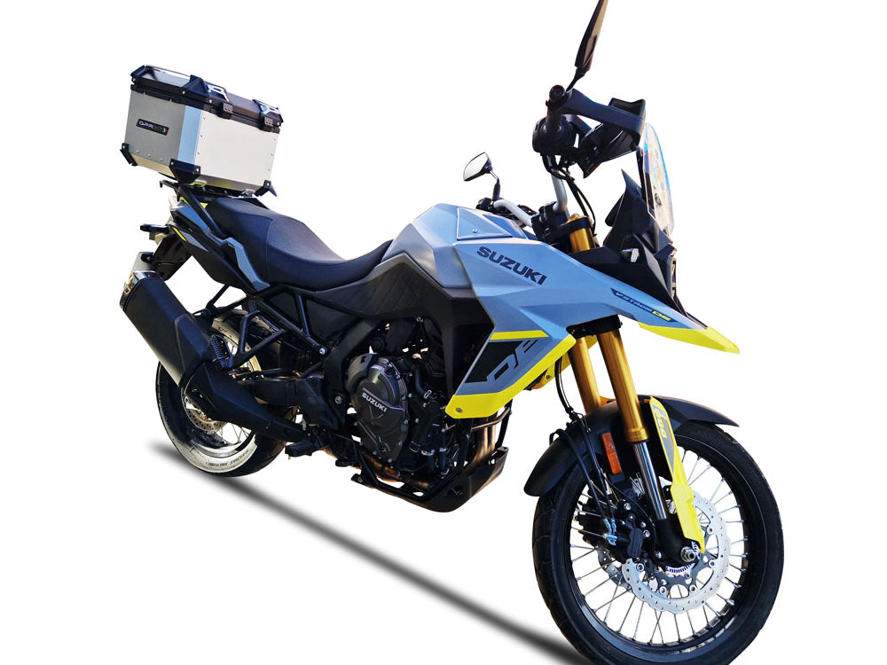 Suzuki V-Strom 800DE - 800SE 2025-2026 GPR Tech 45L Aluminum Top Case, Silver with Mounting Plate - photo 2