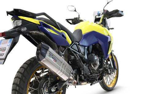Suzuki V-Strom 800DE / 800SE 2023-2024 Exhaust GPR Slip-on Hyper Sonic Titanium - photo 7
