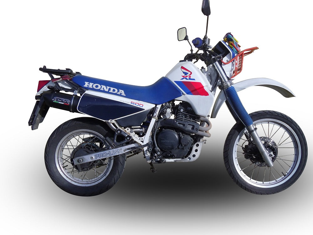 Honda Xl 600 Lm-Rm 1985-1989 Exhaust GPR Slip-on Furore Nero