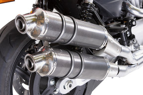Harley Davidson Xr 1200 2008-2012 Exhaust GPR Double Slip-on Poppy Tondo