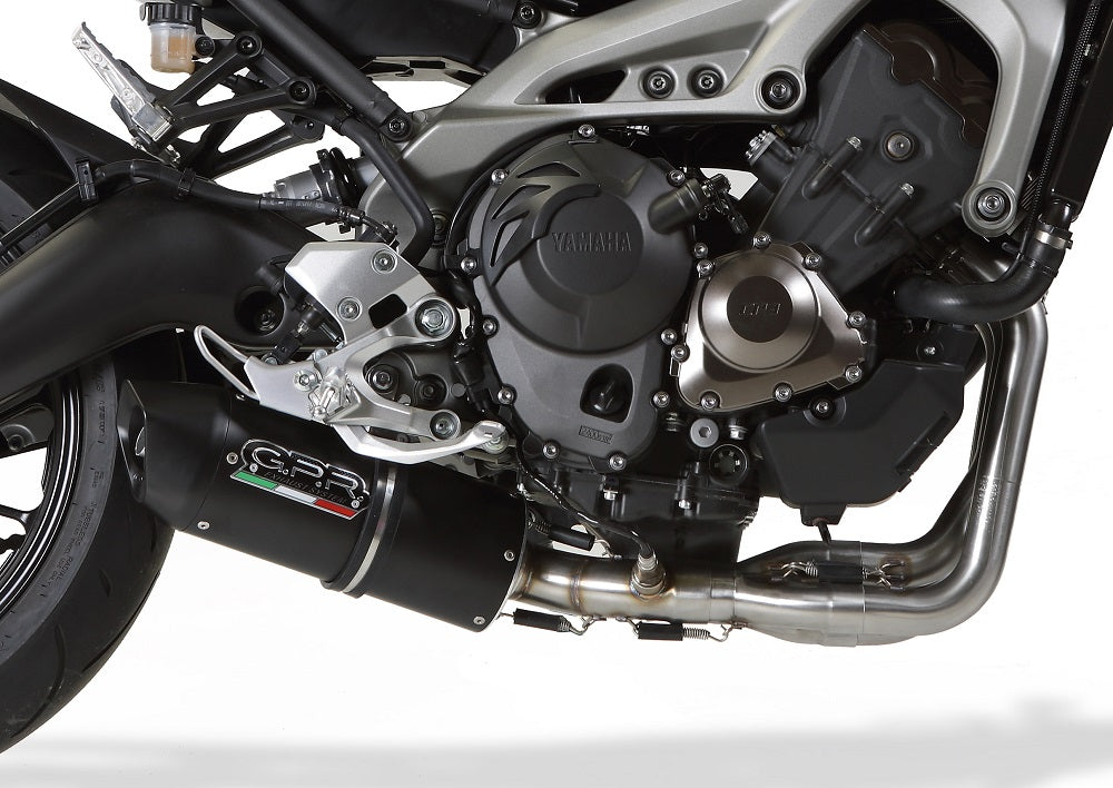 Yamaha Xsr 900 2016-2021 Exhaust GPR Full System Furore Nero