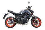 Sistema de escape completo GPR Deeptone Inox para Yamaha MT-07 2021-2024