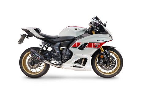 Yamaha YZF R7 2021-2024 Exhaust GPR Full System GP-Revo Black Titanium - photo 2