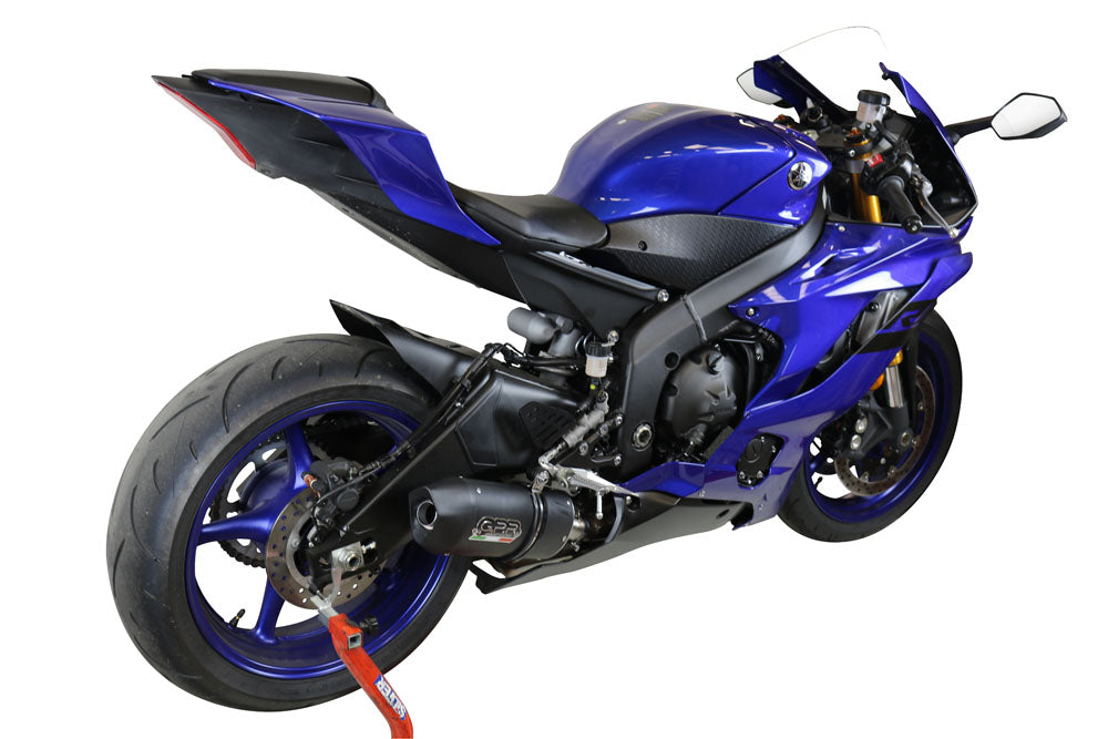 Yamaha Yzf R6 2017-2024 Exhaust GPR Slip-on Furore Poppy