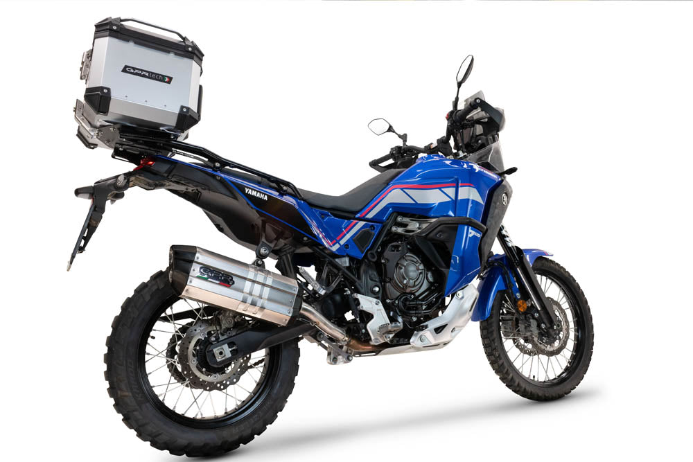 Yamaha Tenere 700 2021-2024 Exhaust GPR Slip-on Hyper Sonic Titanium