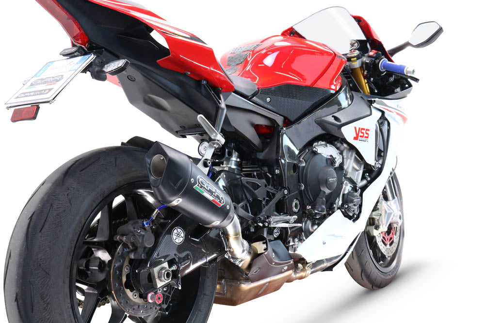 Yamaha R1 2015-2016 Exhaust GPR Slip-on GP-Revo Black Titanium