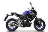 Yamaha Mt 125 2021-2024 Exhaust GPR Full System Deeptone Inox