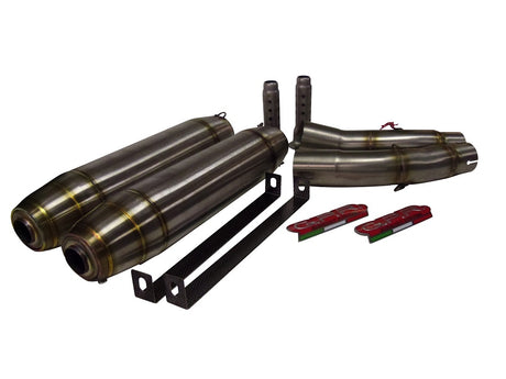 Yamaha Yzf 1000 R1 2004-06 Exhaust GPR Double Slip-on Deeptone Inox