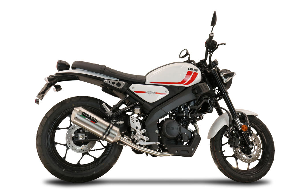 Sistema de escape completo GPR Satinox para Yamaha XSR 125 2021-2025