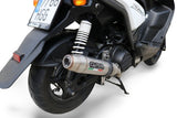 Yamaha Zuma 125 2009-2015 Exhaust GPR Full System Deeptone Inox