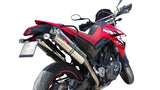 Yamaha XT660X XT660XR 2004-14 Exhaust GPR Double Slip-on Trioval