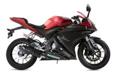 Sistema de escape completo GPR Furore Evo4 Nero para Yamaha YZF-R 125 2017-2018