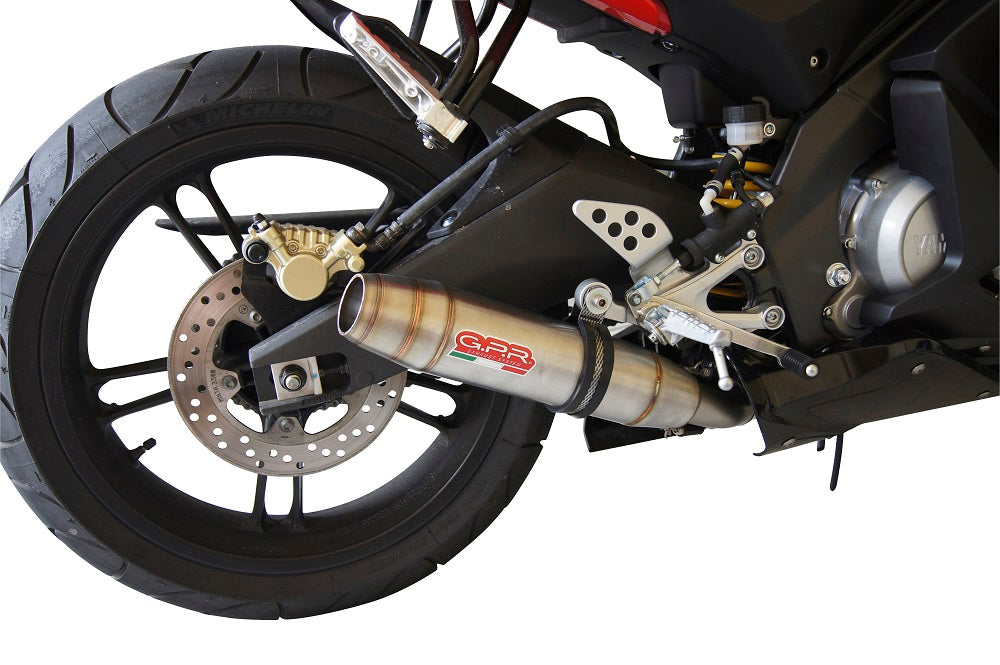 Yamaha R125 2008-2013 Exhaust GPR Full System Deeptone Inox - photo 5