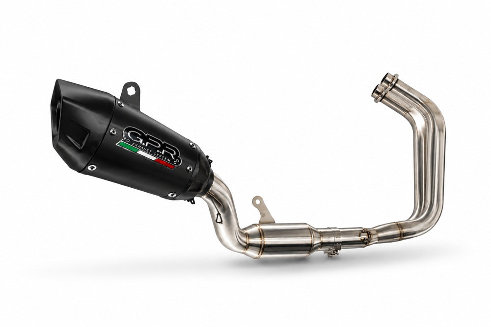 Yamaha YZF R7 2021-2024 Exhaust GPR Full System GP-Revo Black Titanium