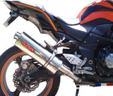 Kawasaki Z1000 2007-2009 Exhaust GPR Double Slip-on Trioval