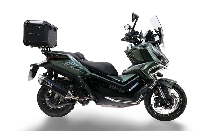 Zontes 368G ETC 2026-2027 GPR Tech 35L Aluminum Top Case, Black, with roof rack and mounting plate - photo 1