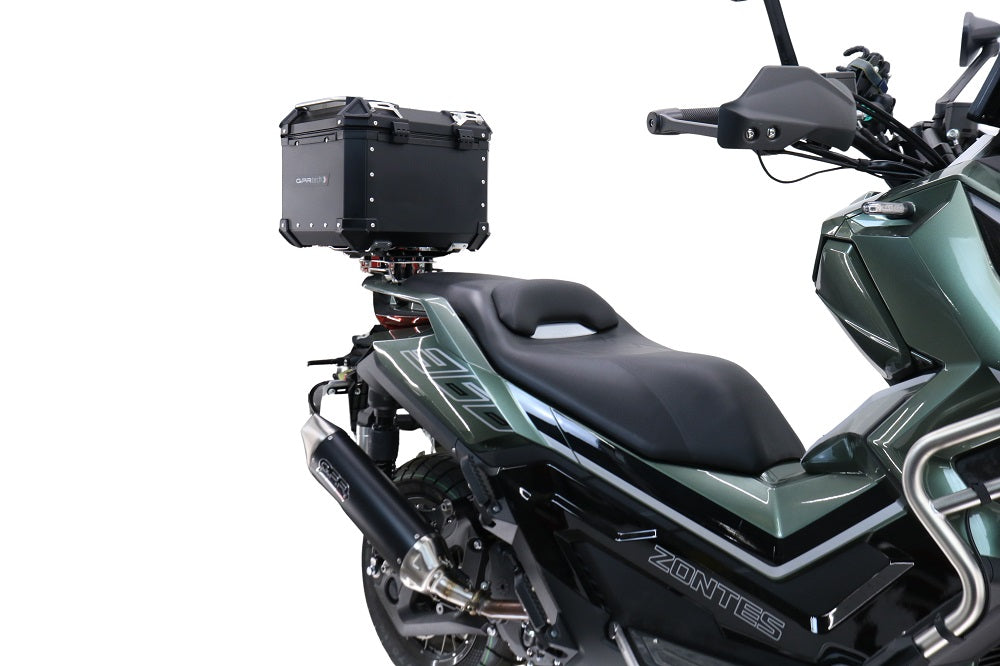 Zontes 368 G 2025-2026 GPR Tech 35L Aluminum Top Case, Black, with roof rack and mounting plate - photo 3