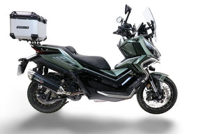 Zontes 368G ETC 2026-2027 GPR Tech 35L Aluminum Top Case, Silver, with roof rack and mounting plate - photo 1