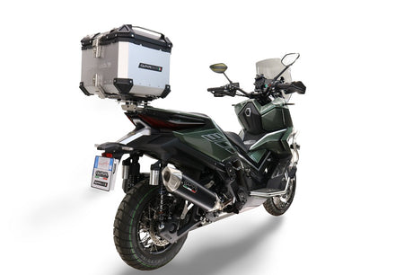 Zontes 368G ETC 2026-2027 GPR Tech 35L Aluminum Top Case, Silver, with roof rack and mounting plate - photo 2